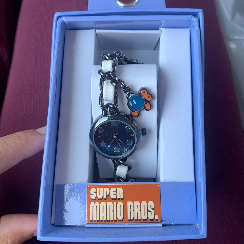 Super Mario charm watch .